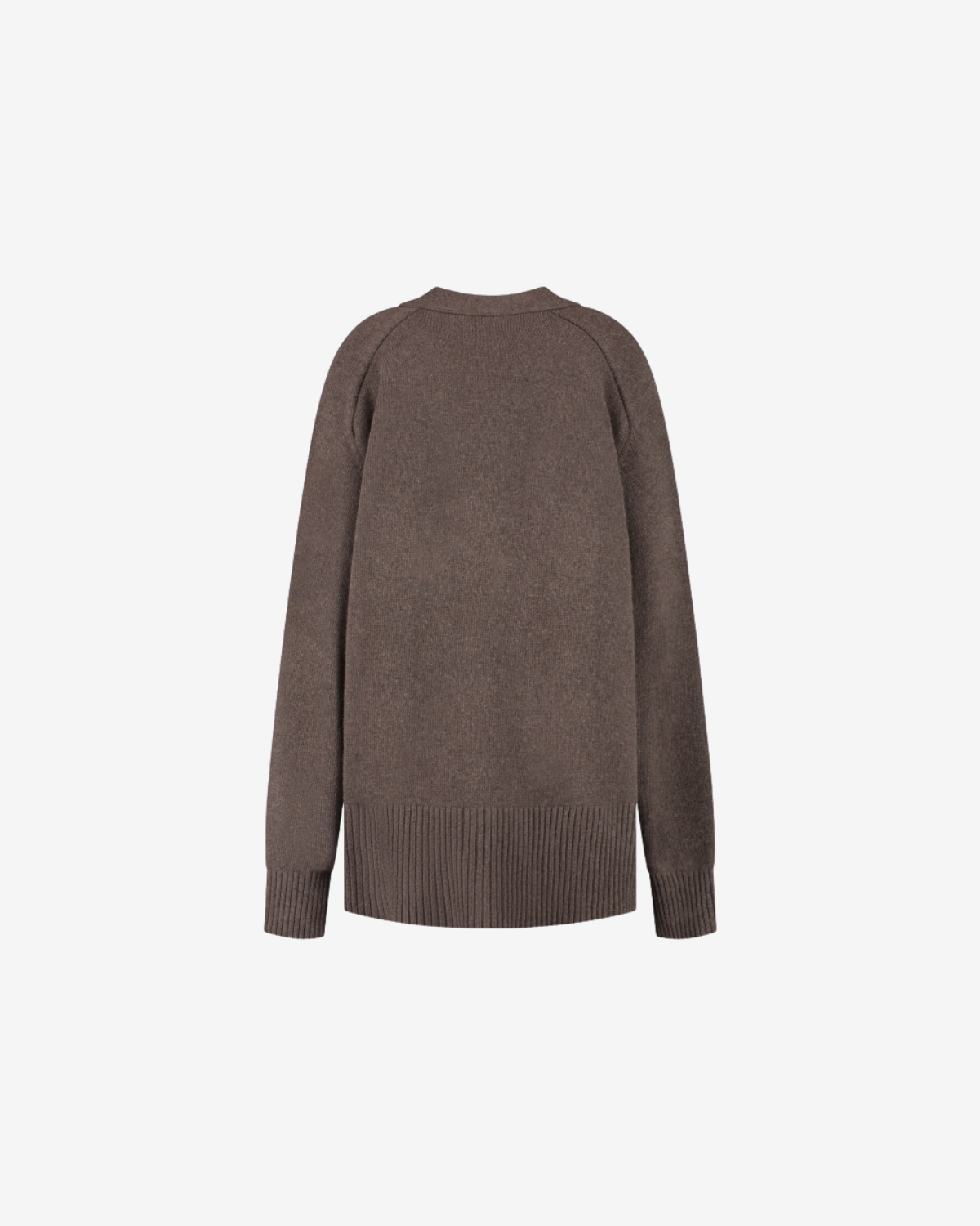 Florence boyfriend cardigan Cacao Melange
