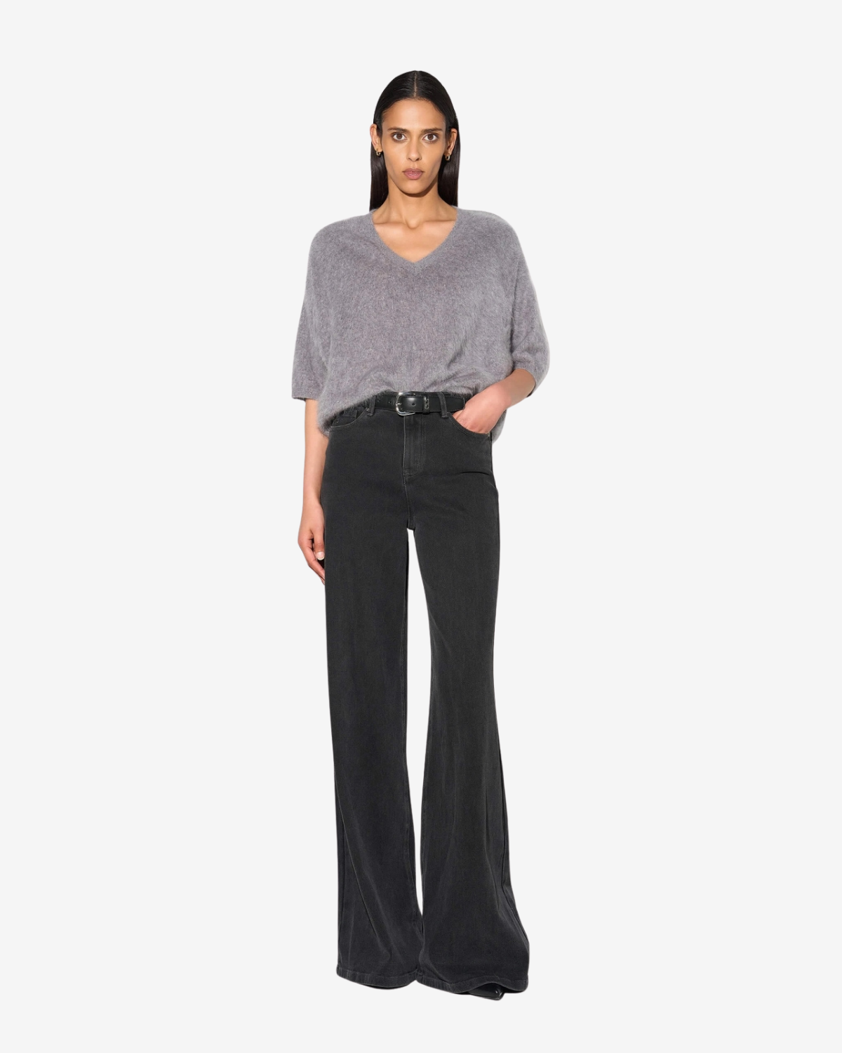 Romeo Cashmere Trui Grijs