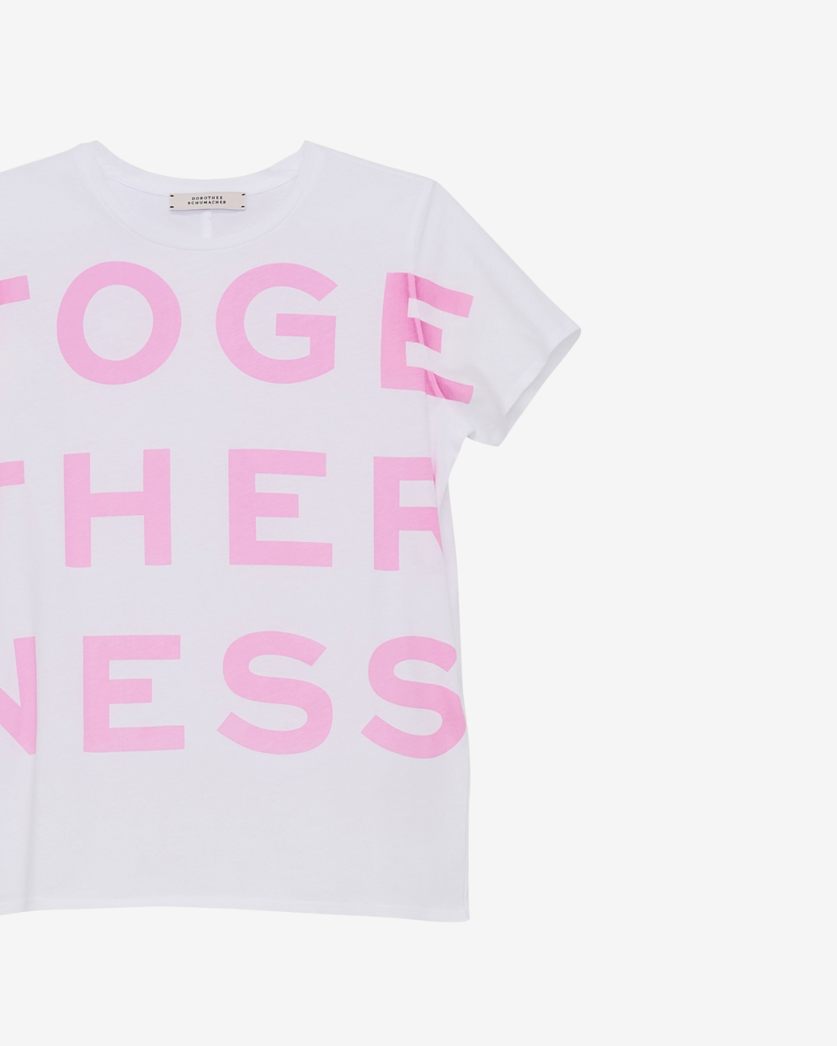 TOGETHERNESS o-neck white pink mix