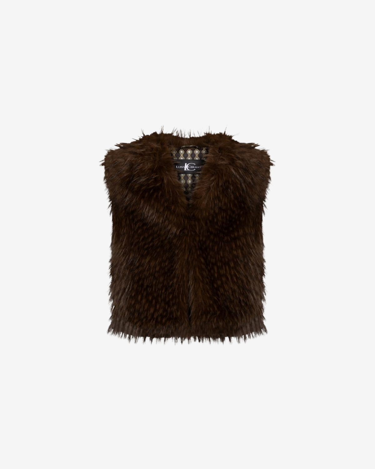 Boho-vest Marone
