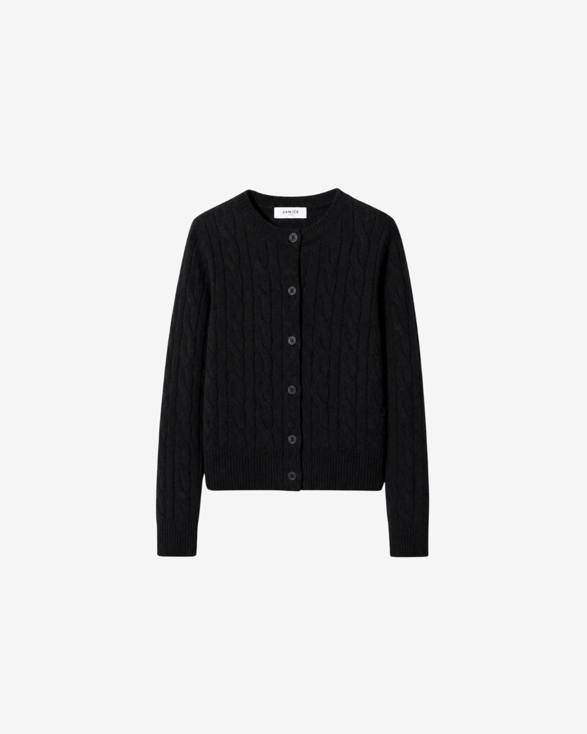 Claude Cashmere Vest Zwart