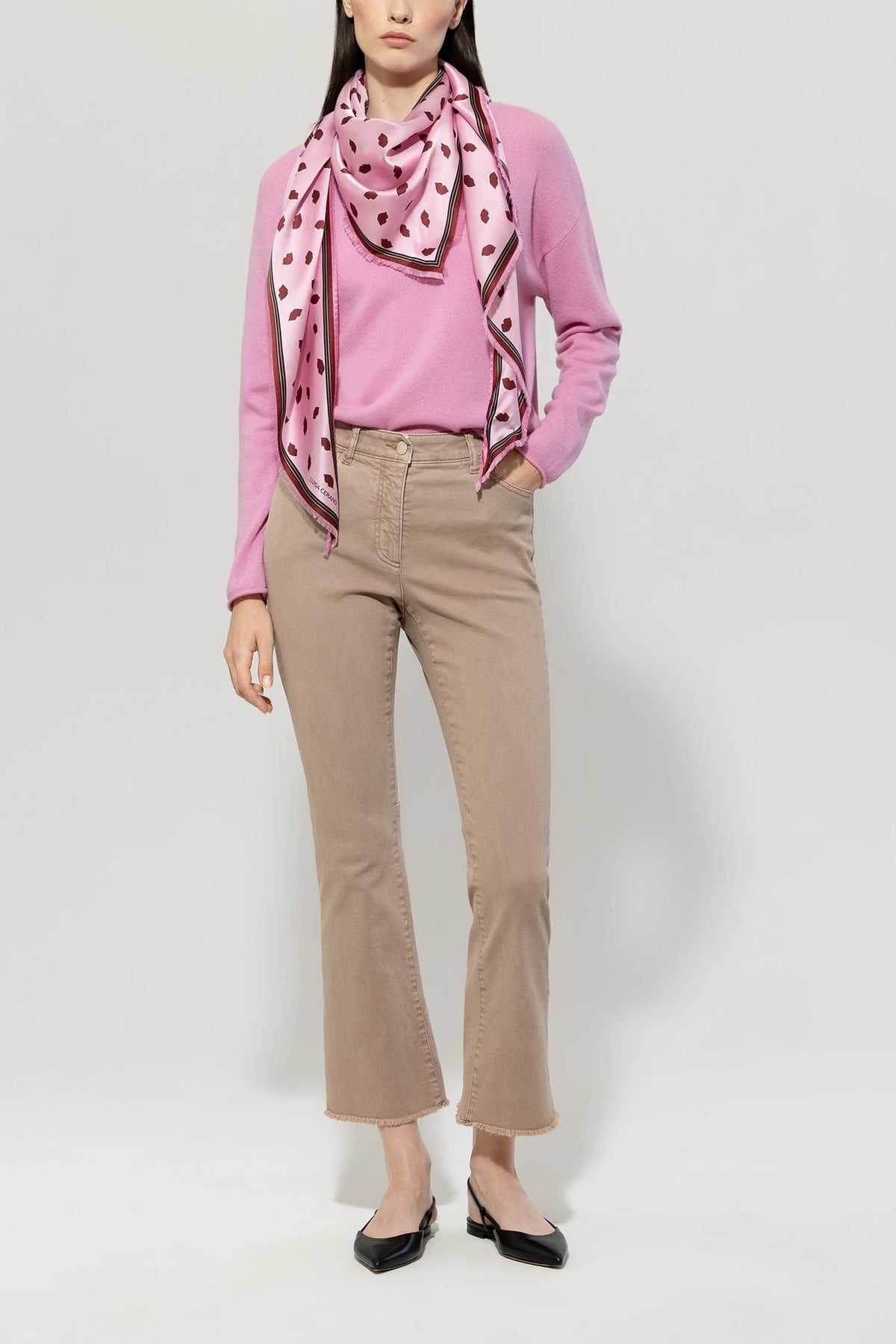 Sjaal Fresh rose