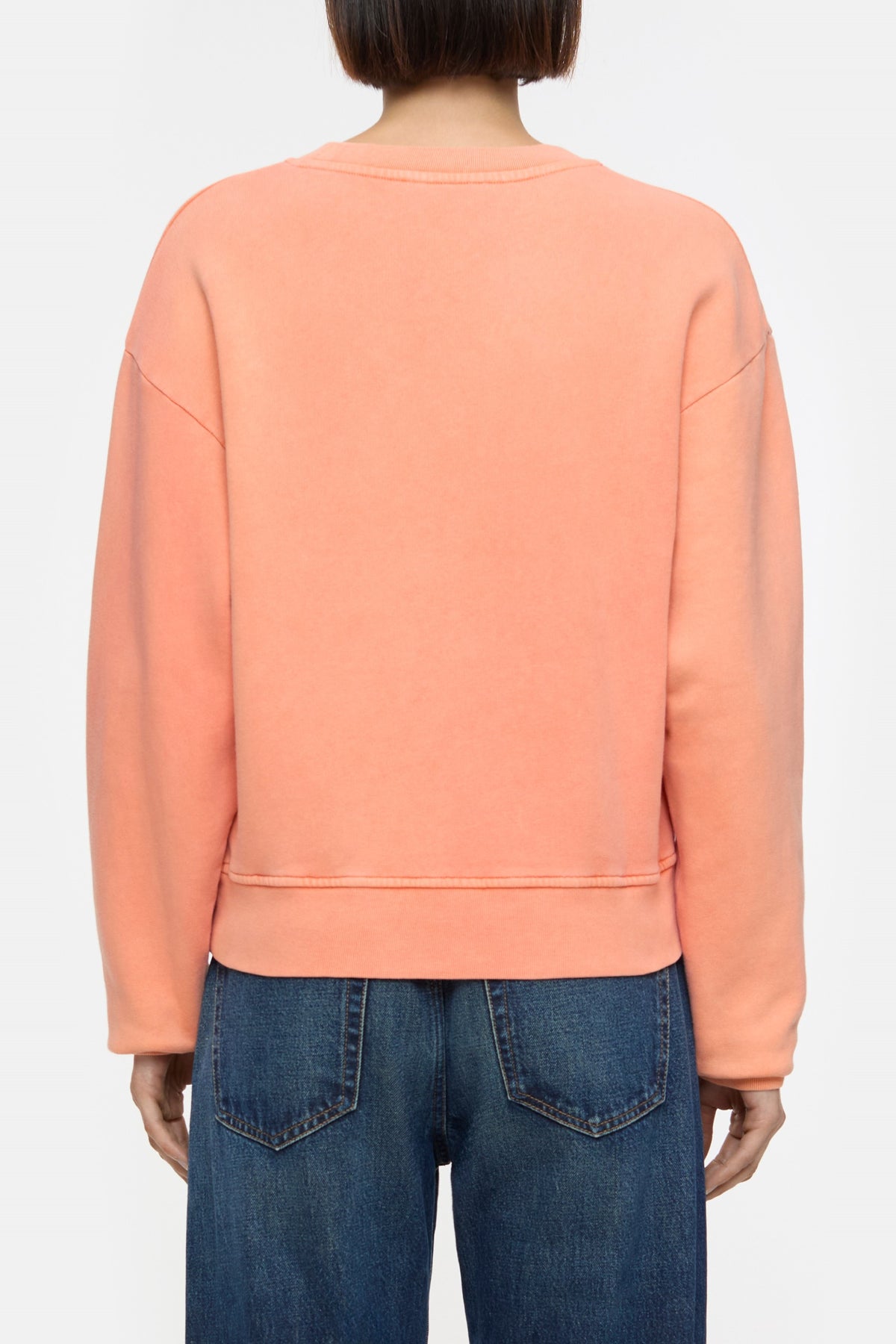 Printed sweatshirt pumpkin orange
