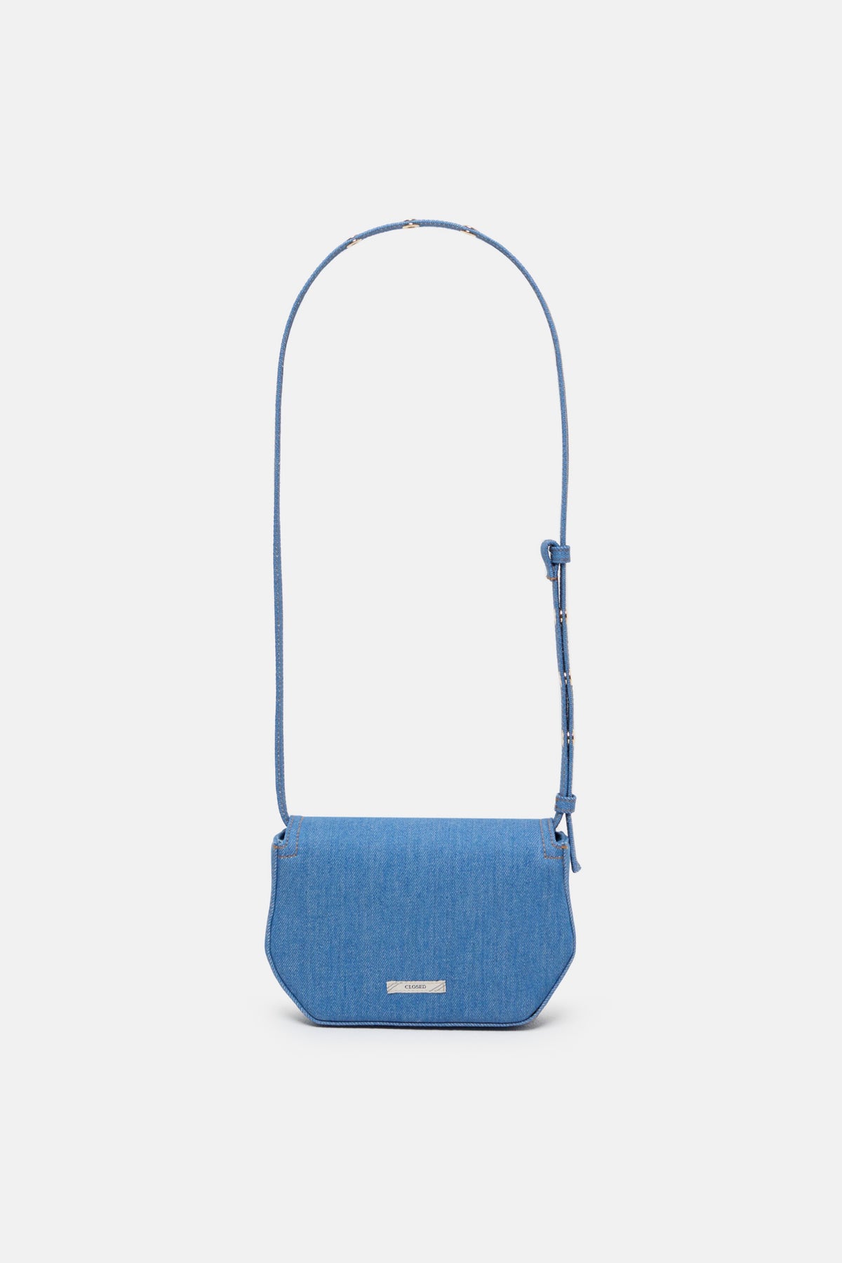 Closed bag one S Mid blue