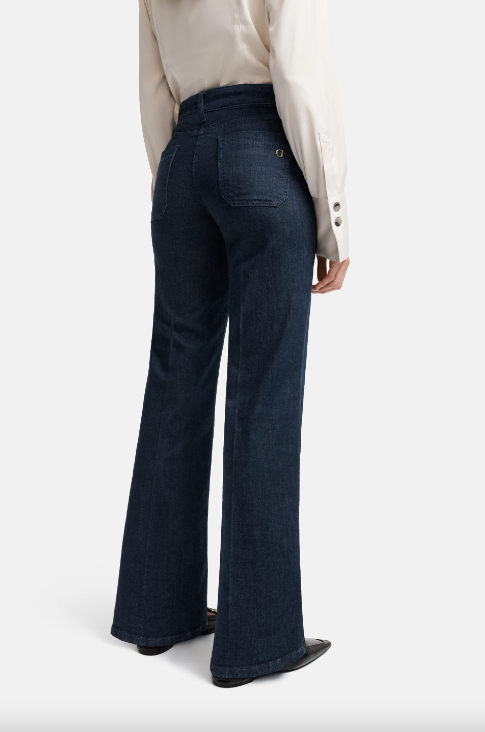 Tess wide leg Modern rinsed