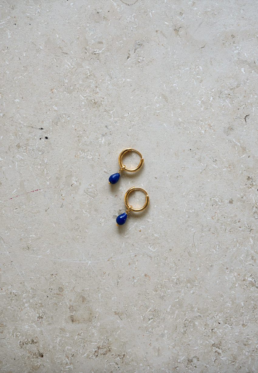 yve earring Blue