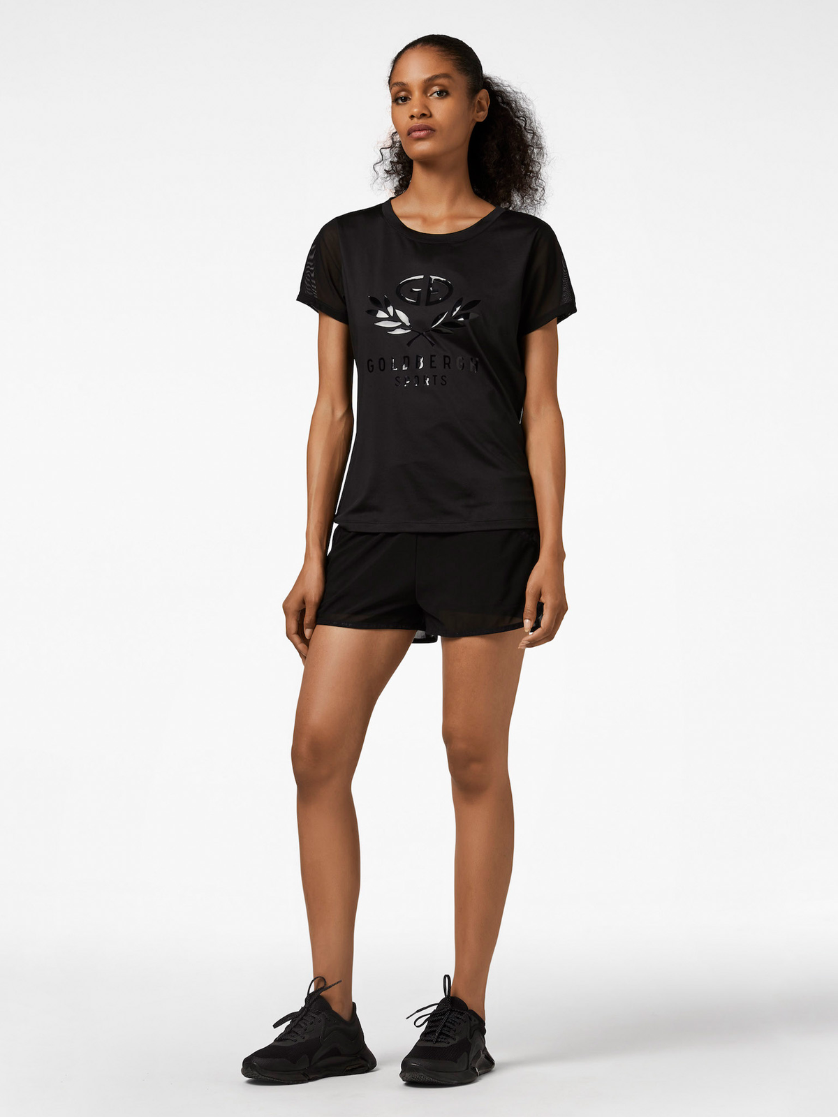 Kori short sleeve top black