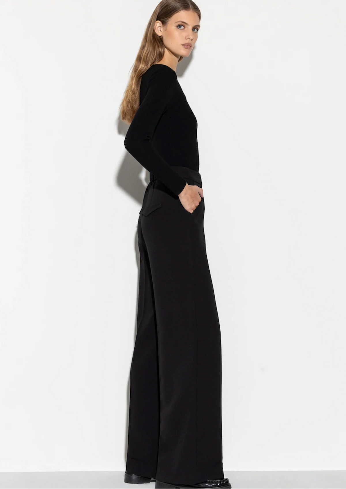 Broek Deep black