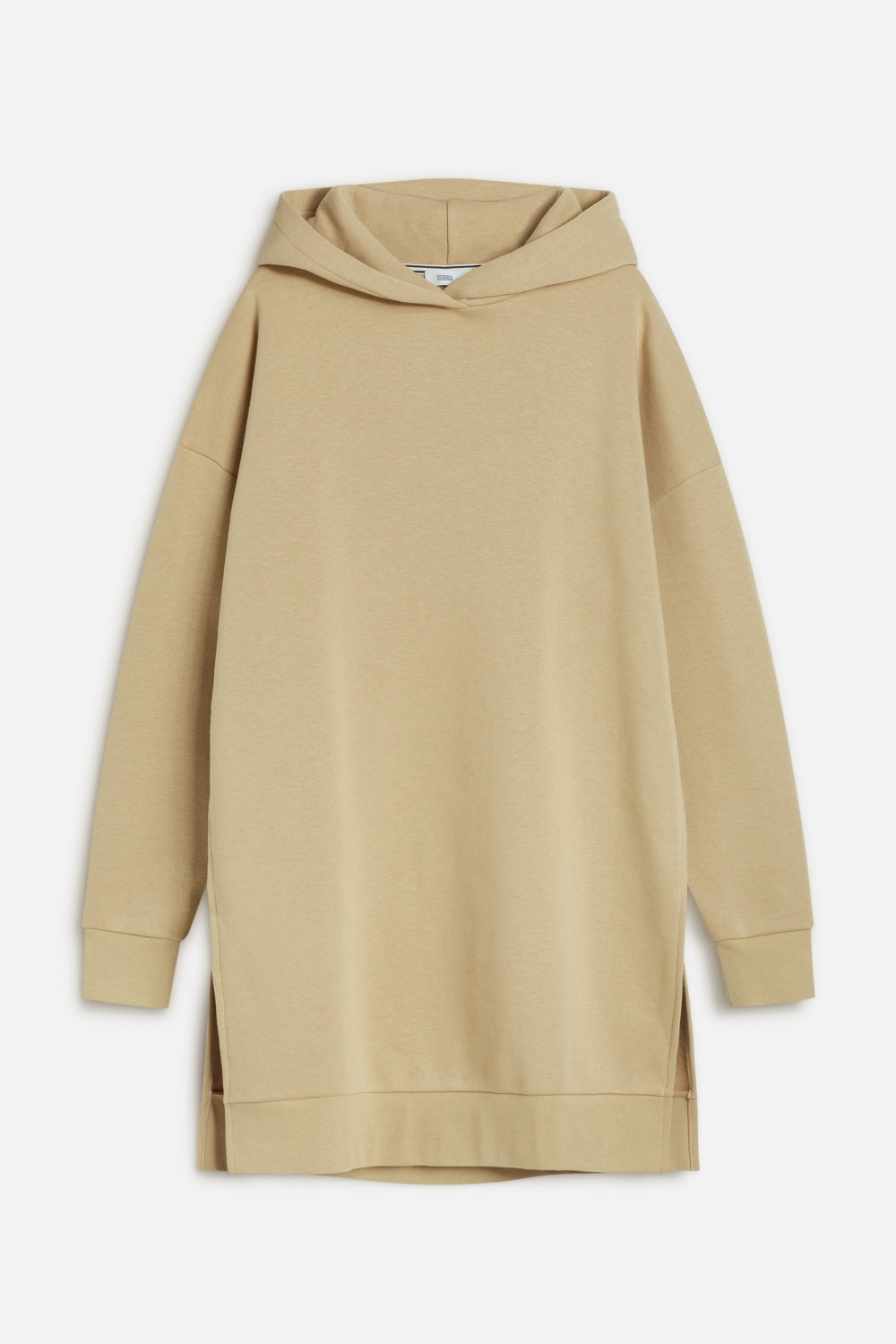 Long Hoodie with Print raffia