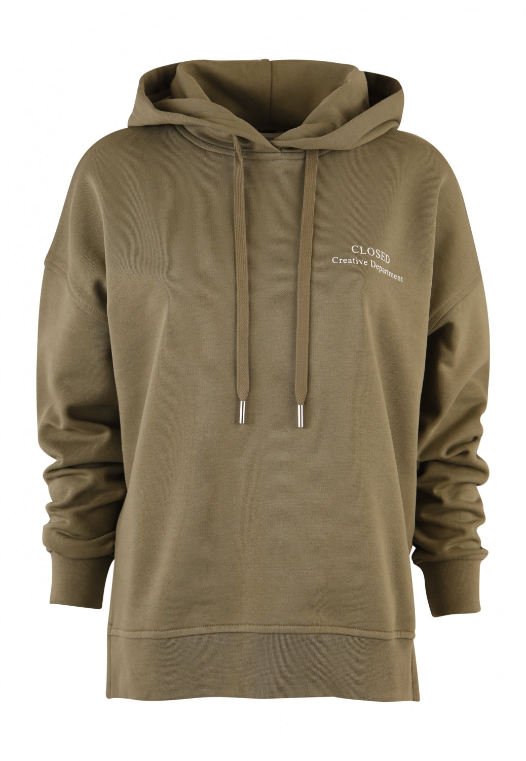 printed hoodie Dried basil