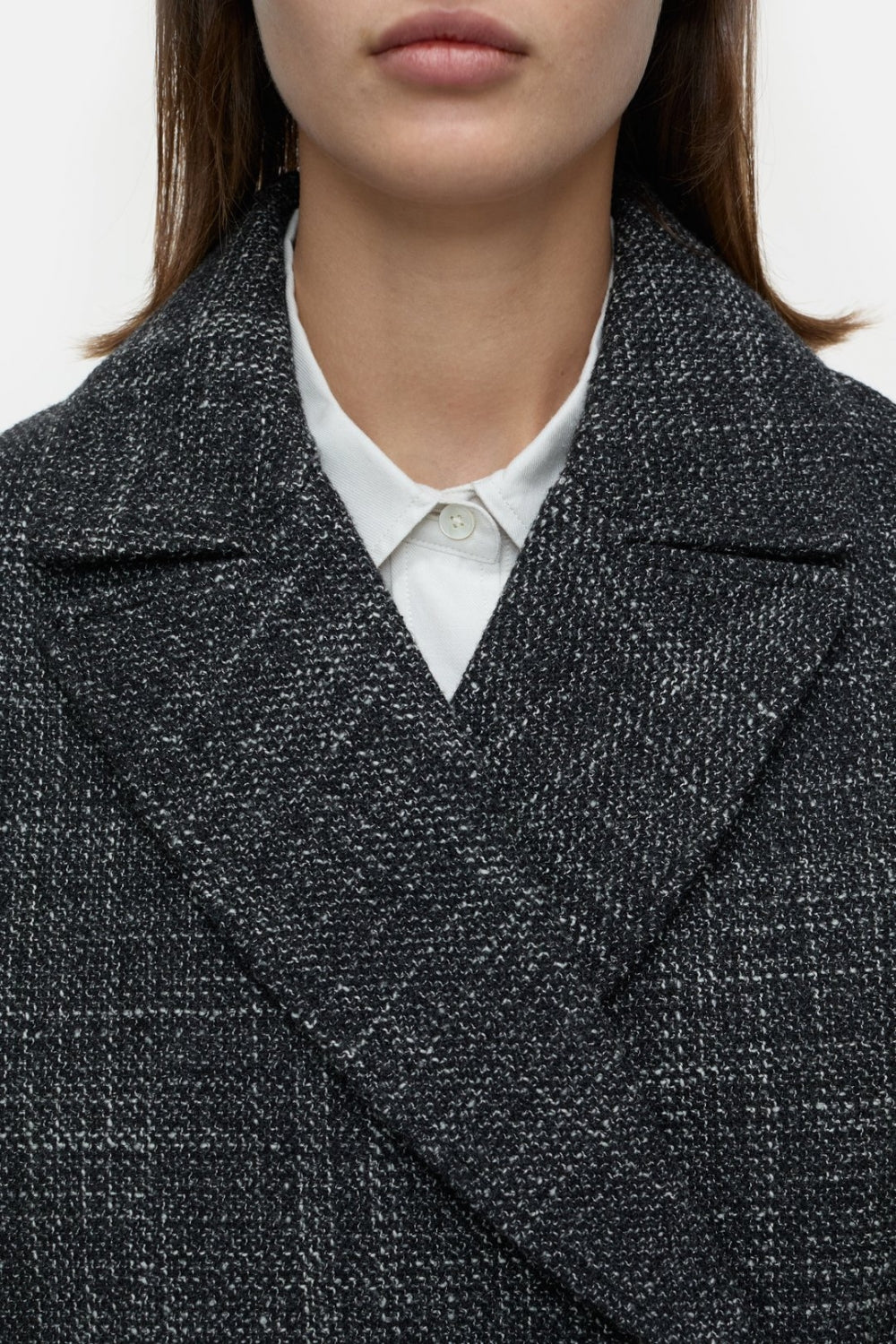 Cropped jacket black