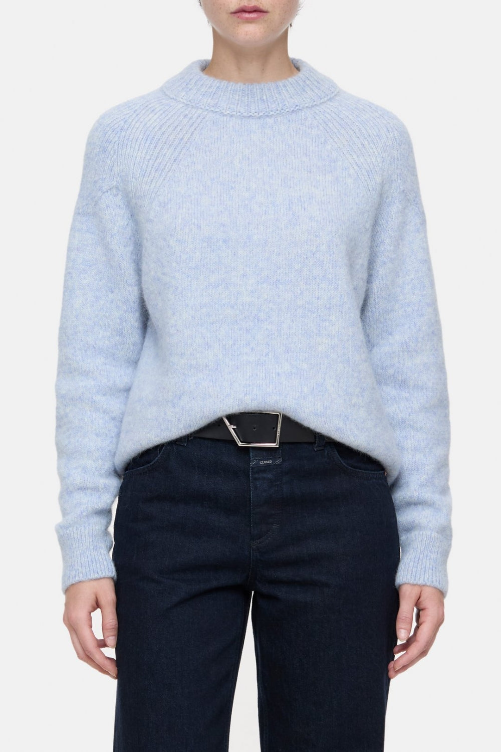 Crew neck long sleeve lazio blue