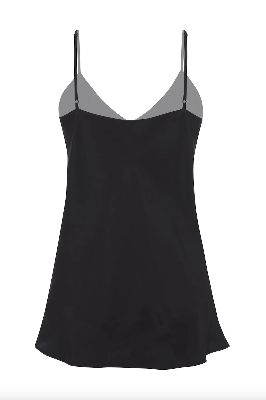 Double Silk Solid Cami black