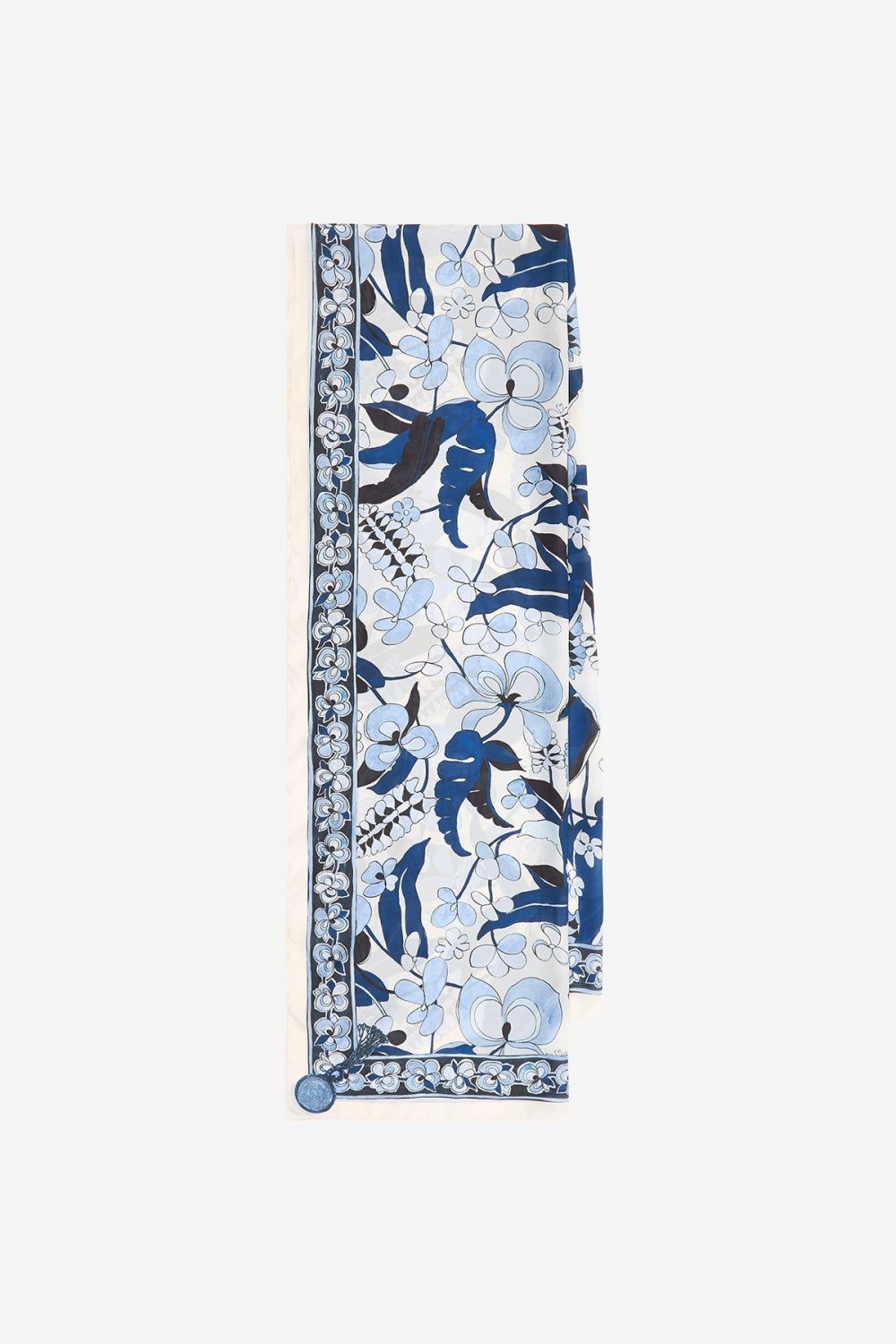 Scarf Milk blue