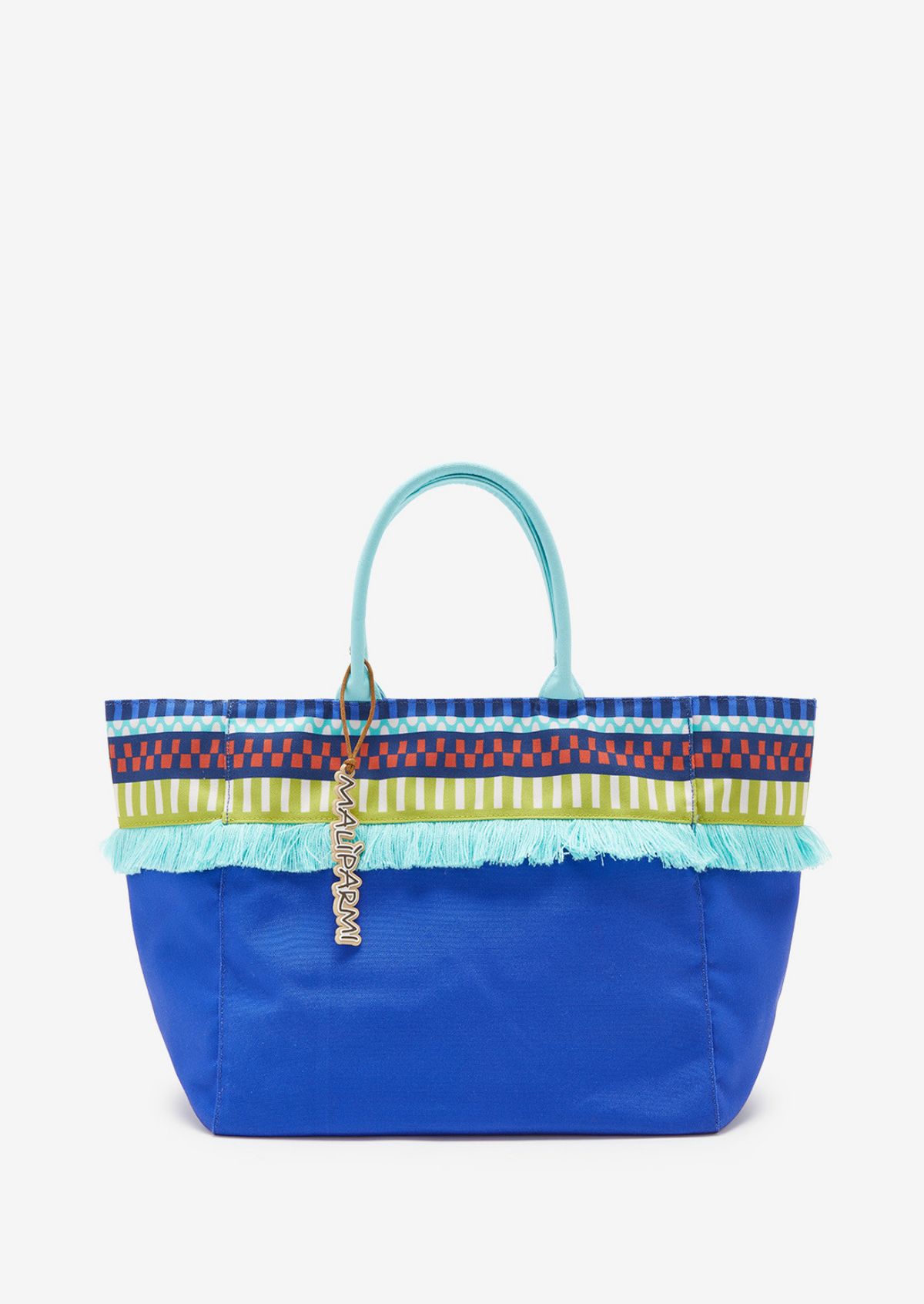 Shopping bag blu/multicolour