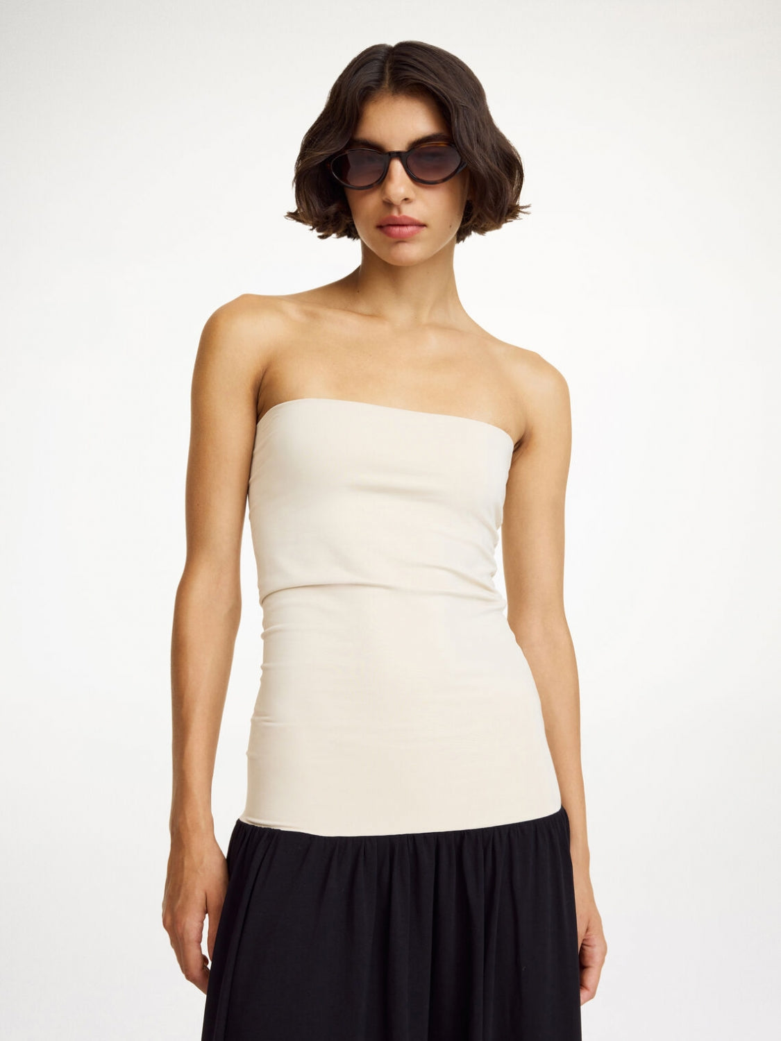 Marciella Black/ Oyster gray