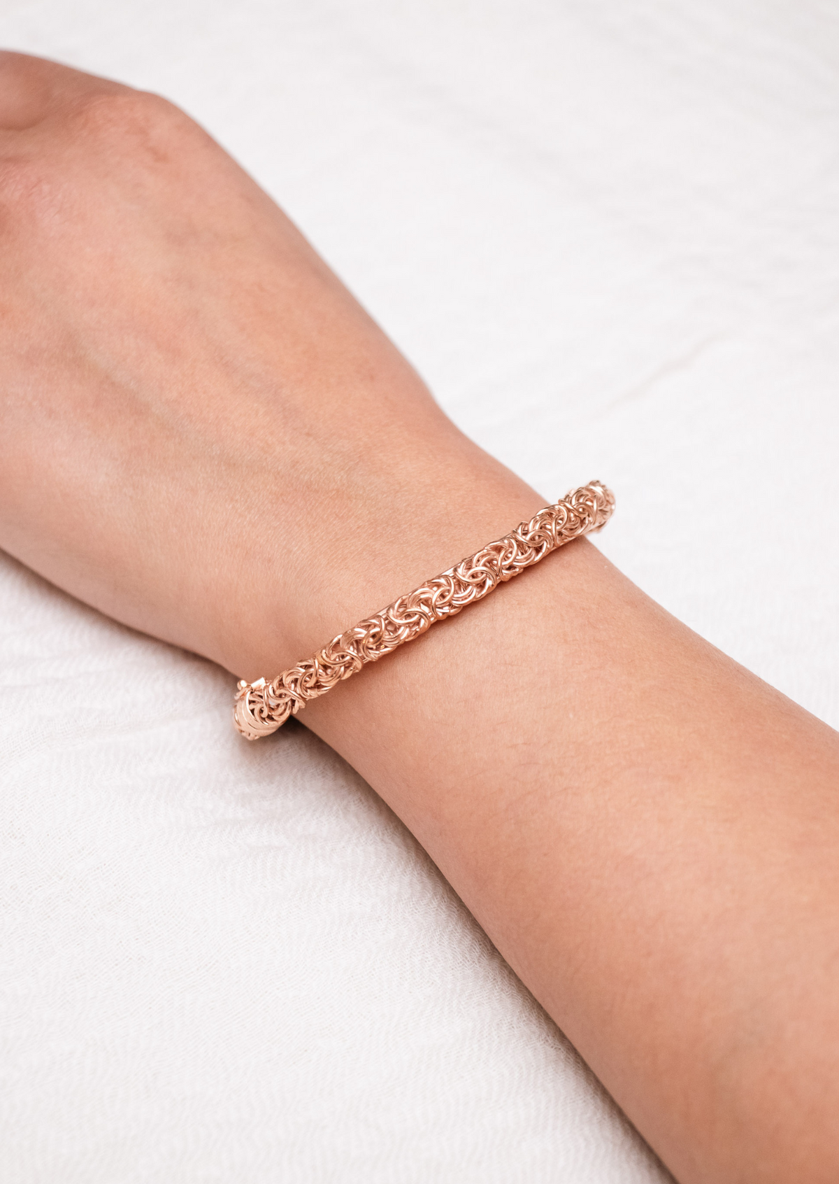 BYZANTINE bracelet rose goud