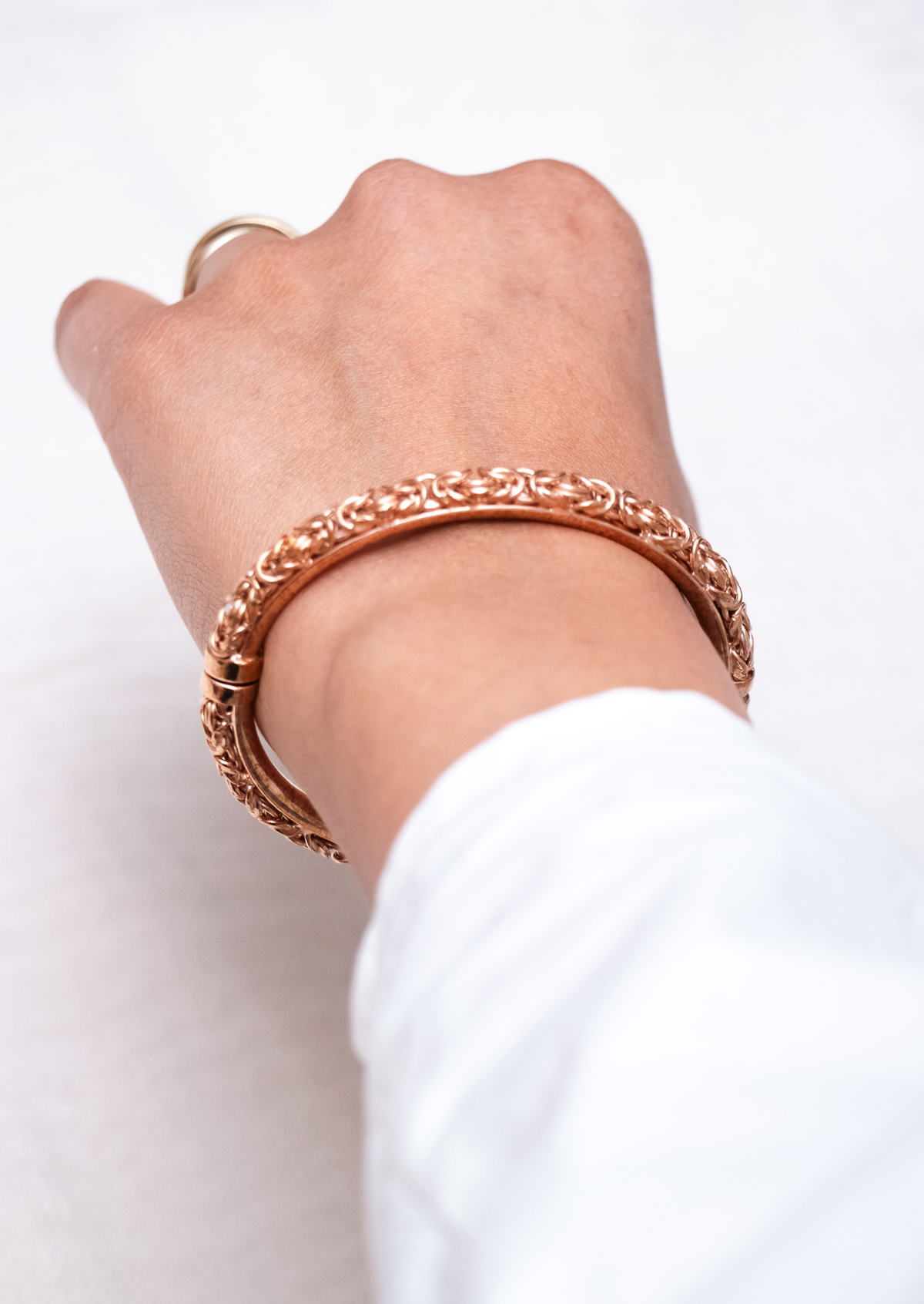 BYZANTINE bracelet rose goud