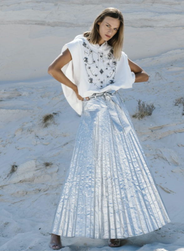 SKIRT DIPHDA Silver