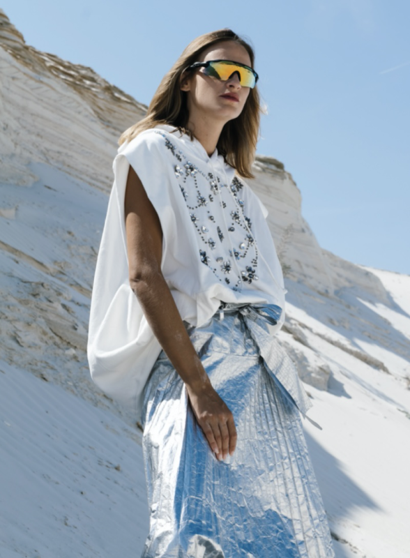 SKIRT DIPHDA Silver