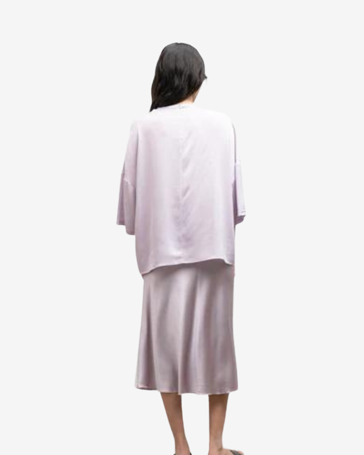 hana satin skirt Lavender