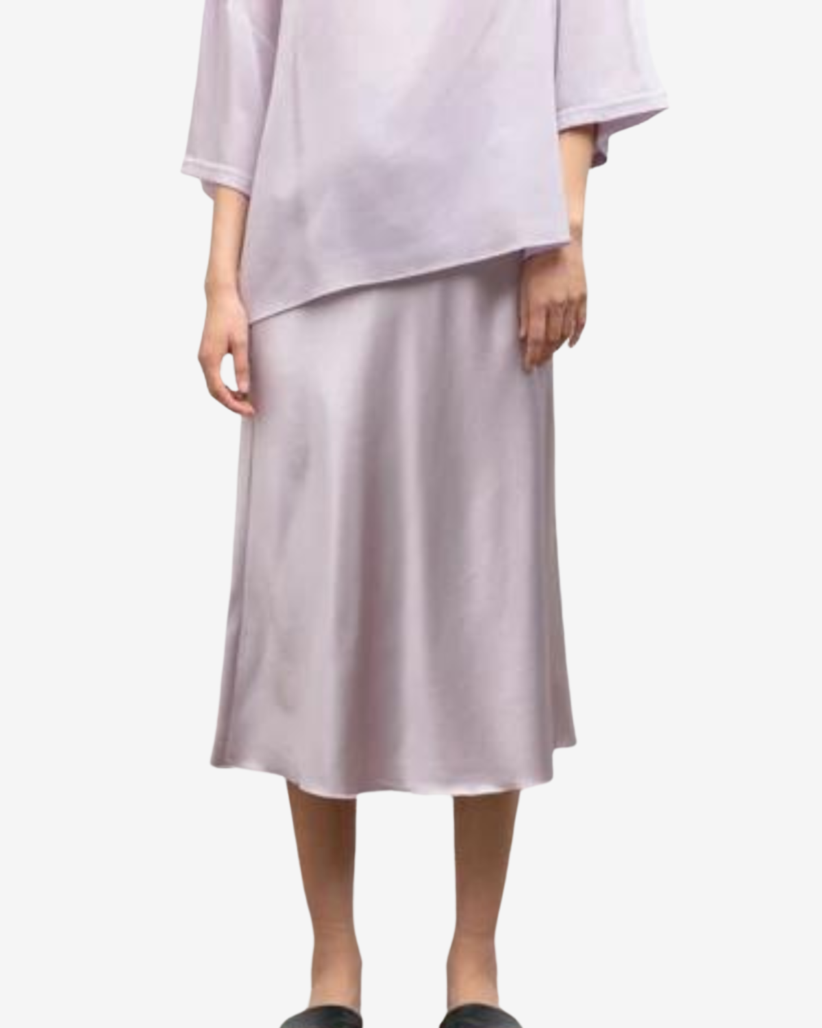 hana satin skirt Lavender