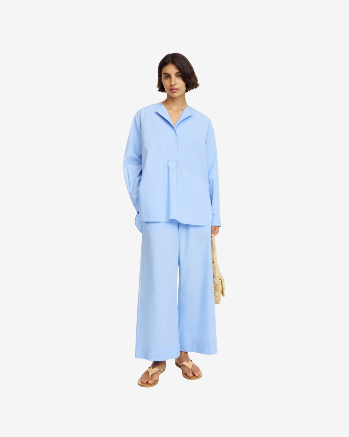 Fayette Blue iris stripe small