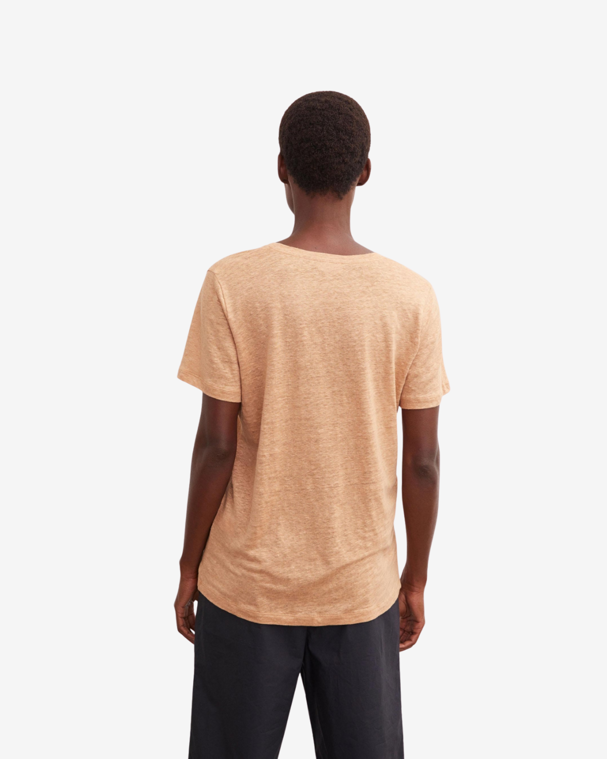 Zooey linen t-shirt Tan