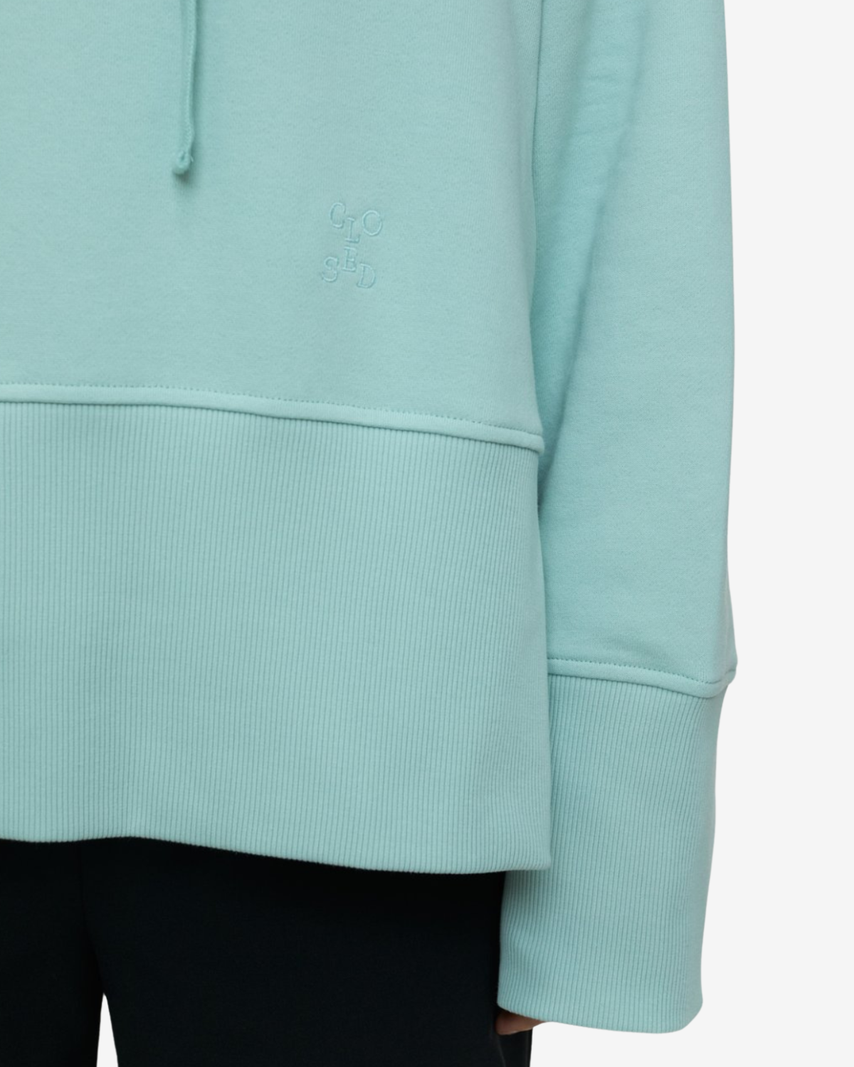 Cropped hoody amalfi sea