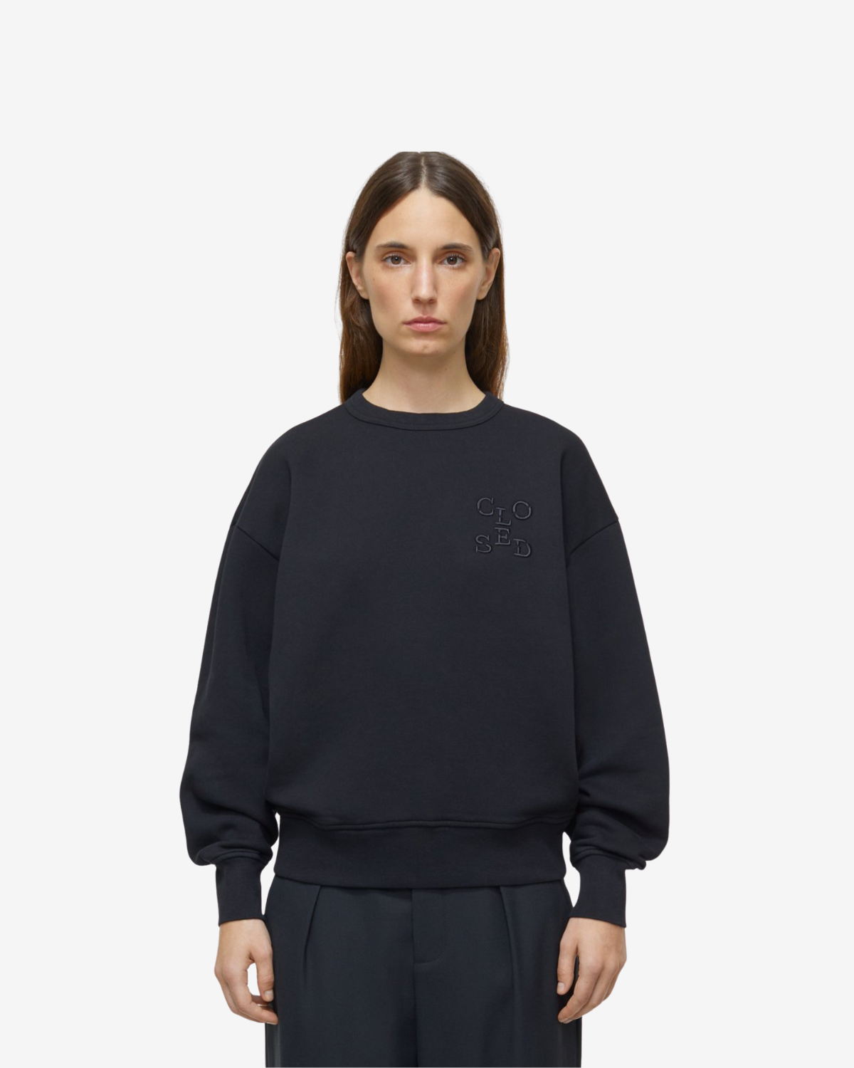 basic crewneck black