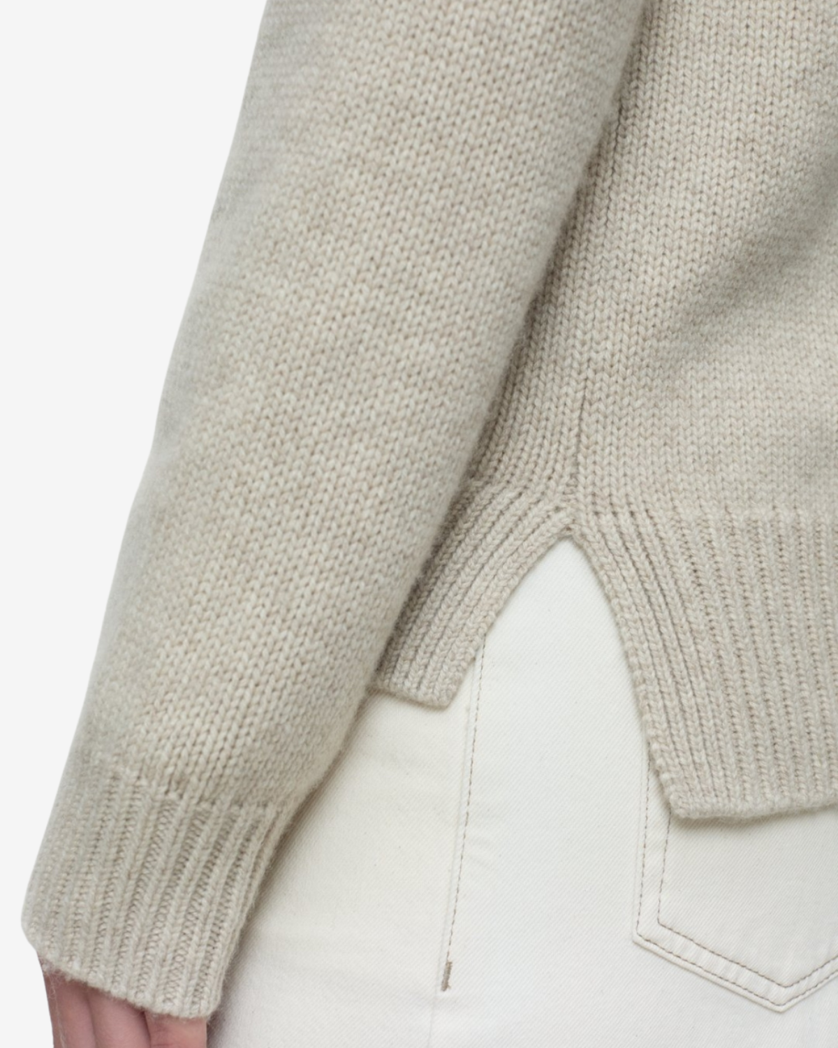 Rolli longsleeve Pearl beige