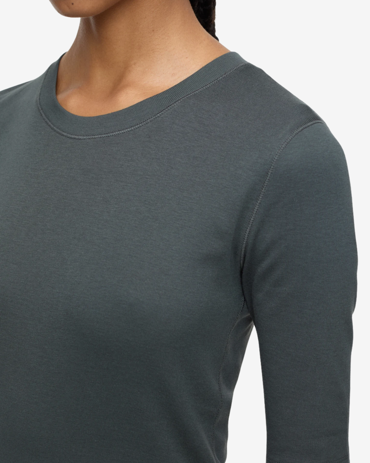 crewneck shortsleeve Faded green