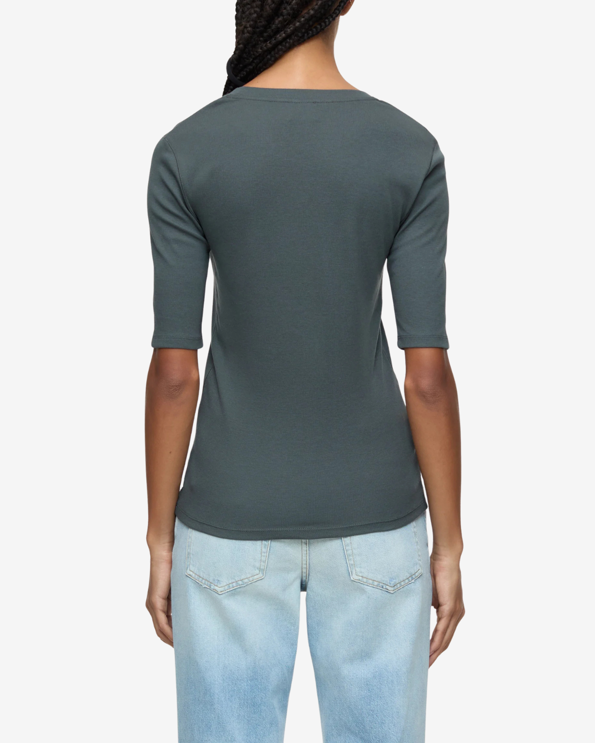 crewneck shortsleeve Faded green