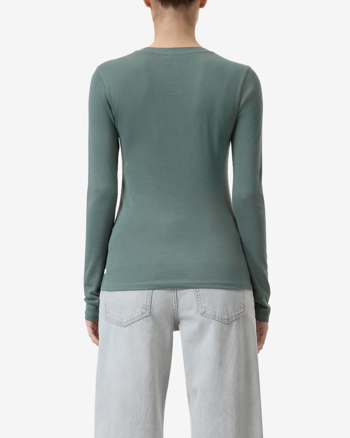 crewneck longsleeve Faded green