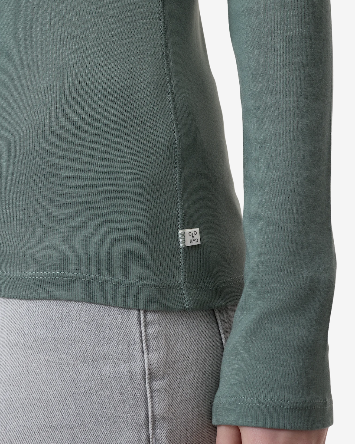 crewneck longsleeve Faded green