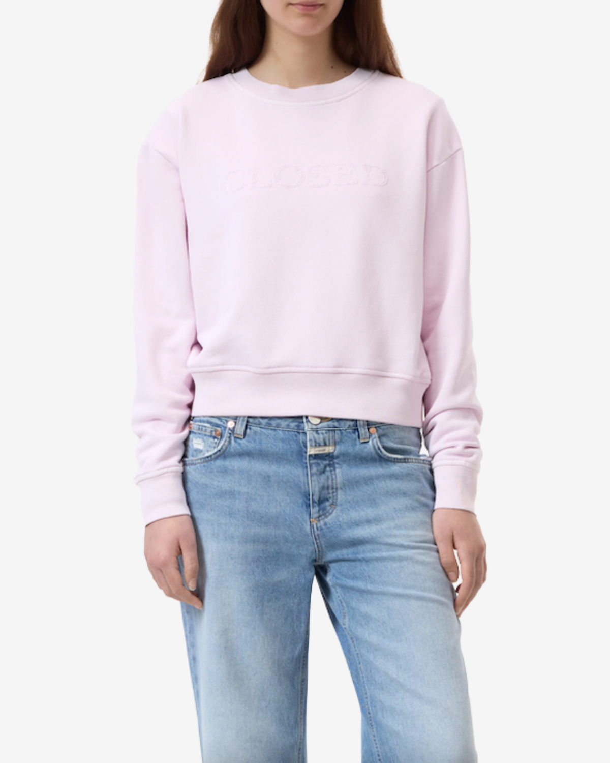 Logo crewneck Milkshake pink
