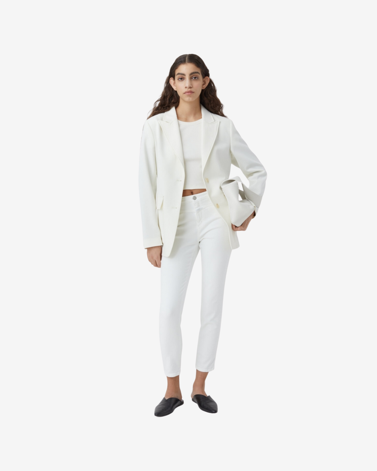 Skinny pusher White