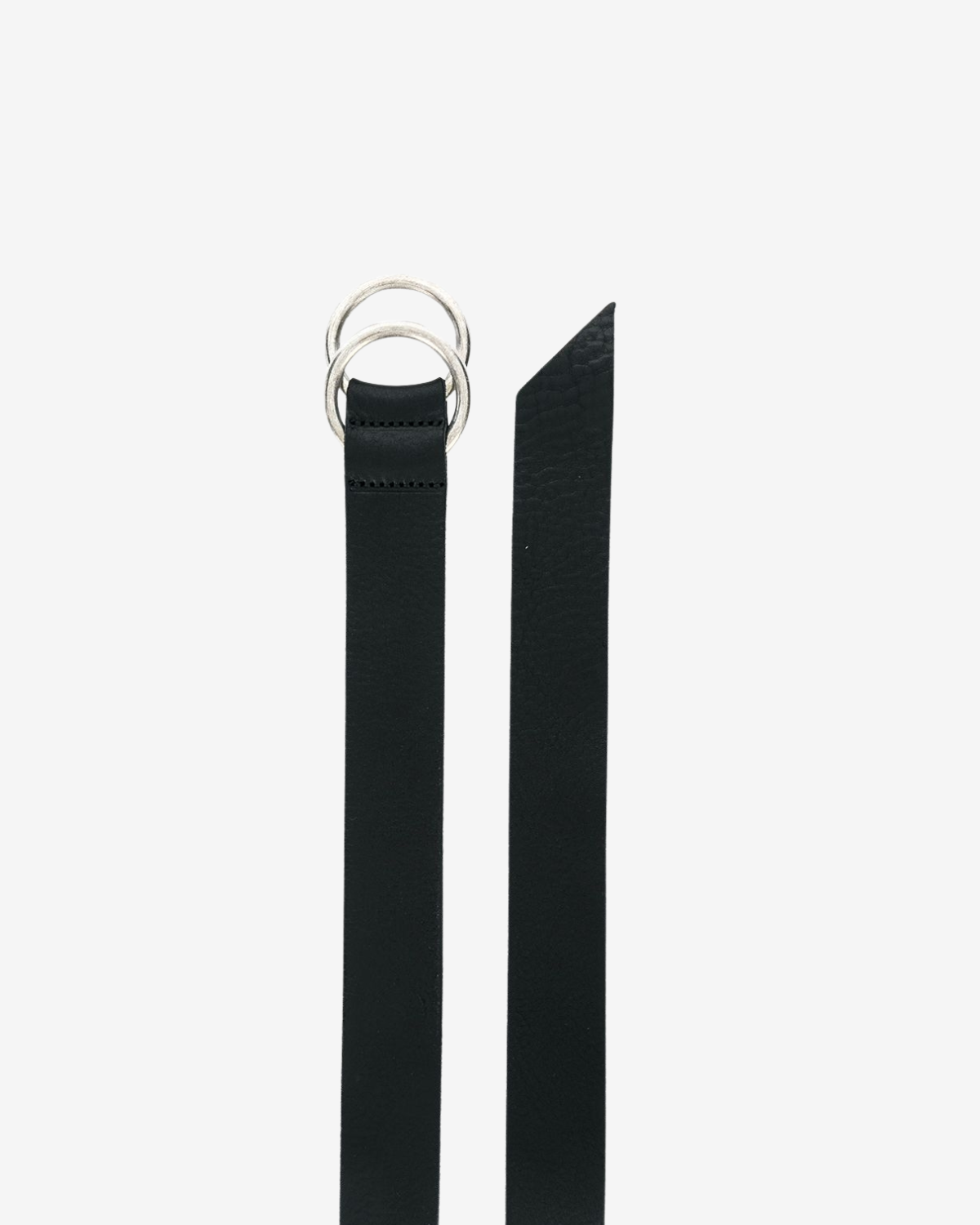 Ring Buckle Belt Zwart