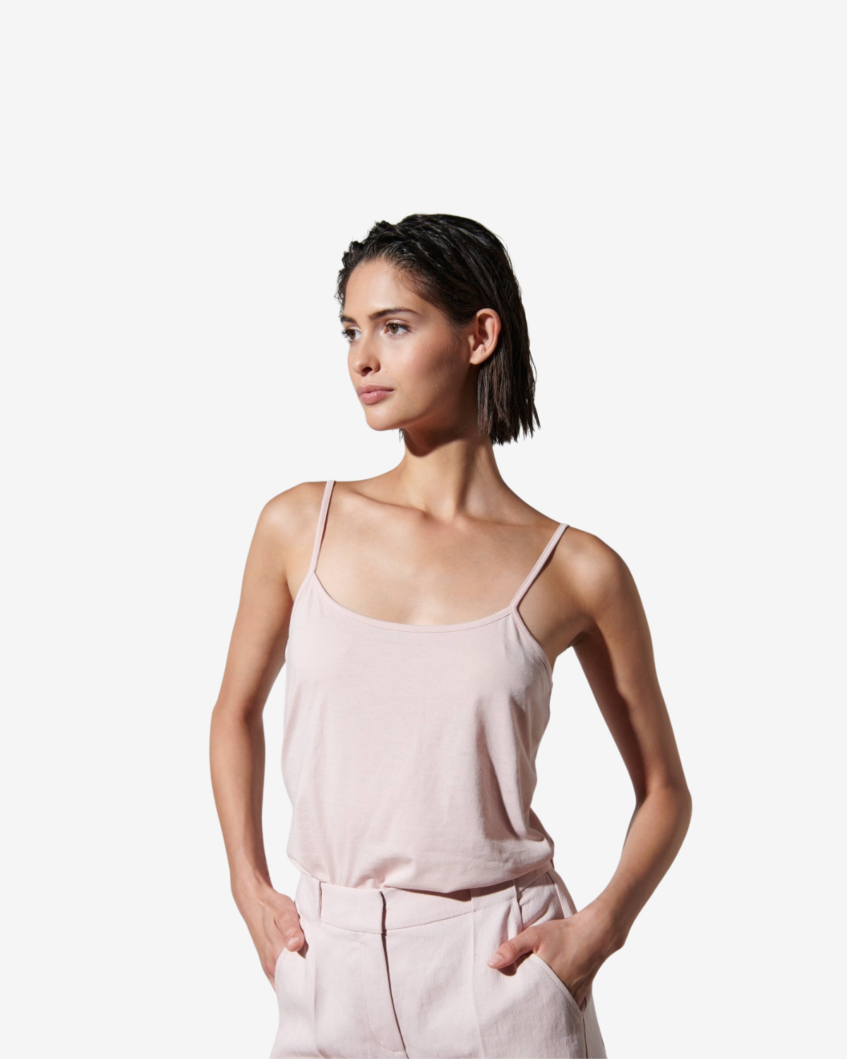 basic-spaghetti-top dusty blush