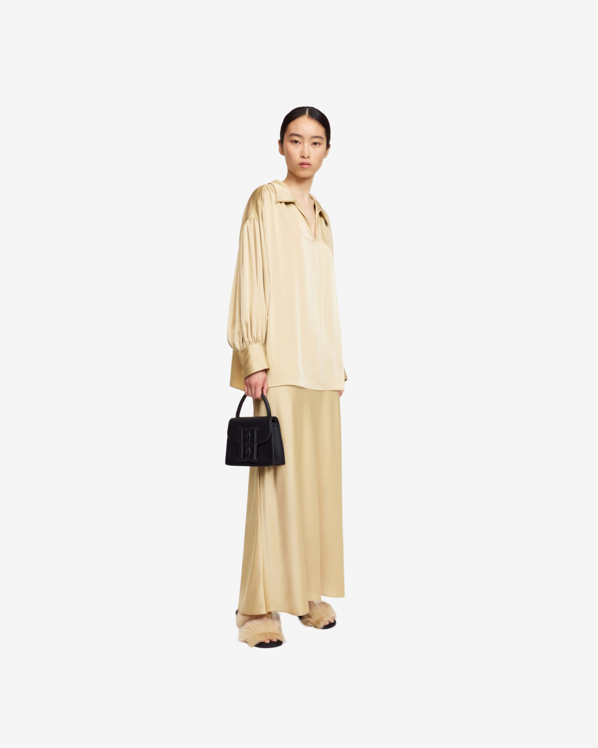 Leonora Satin Old Beige