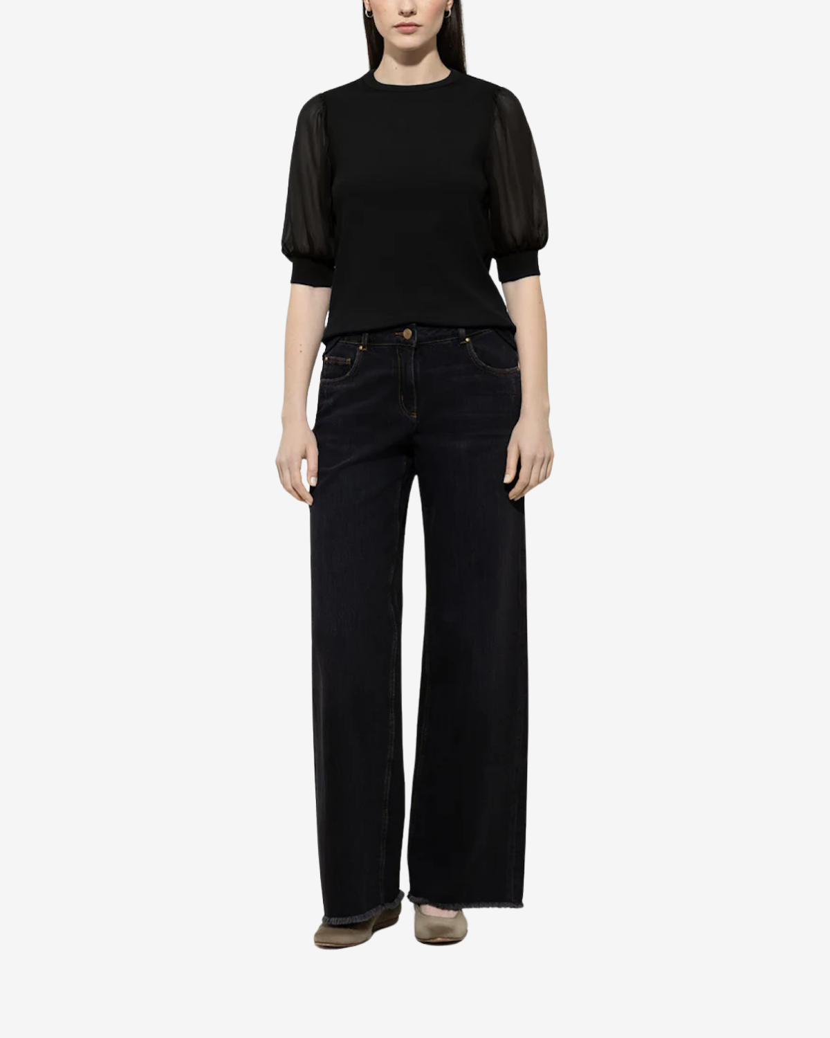 Overhemd Deep black