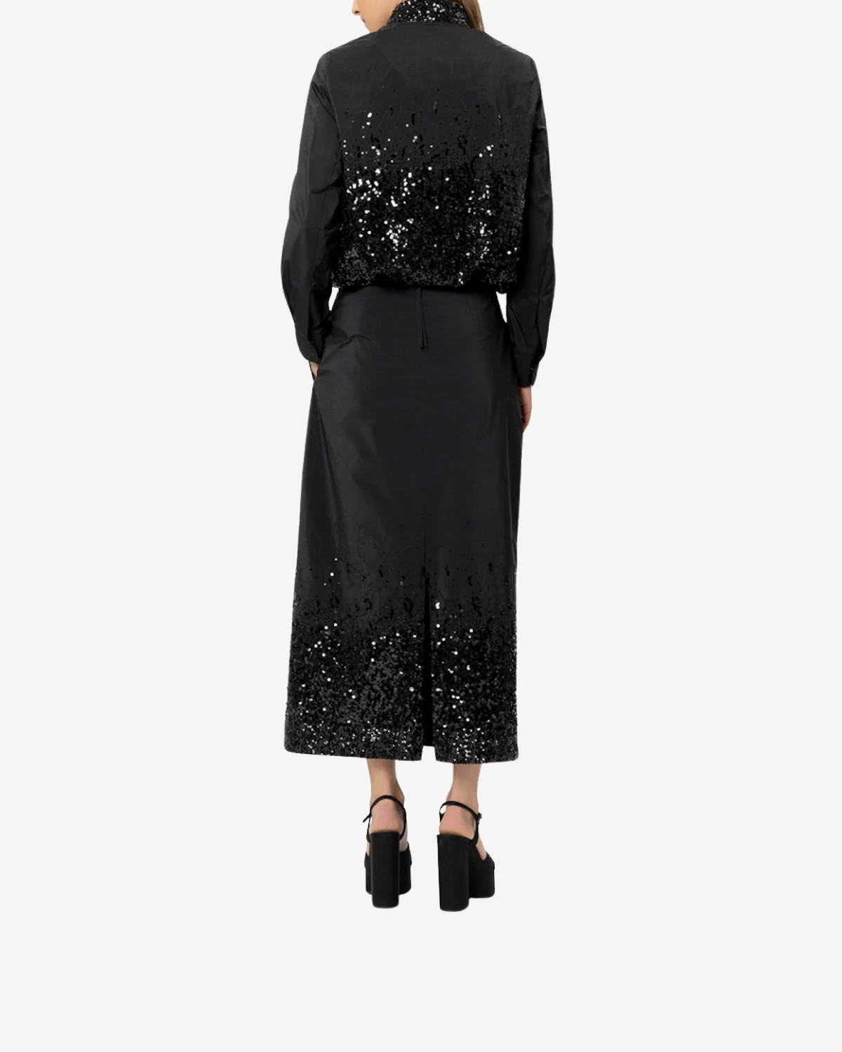 Blouse The sequins taffeta