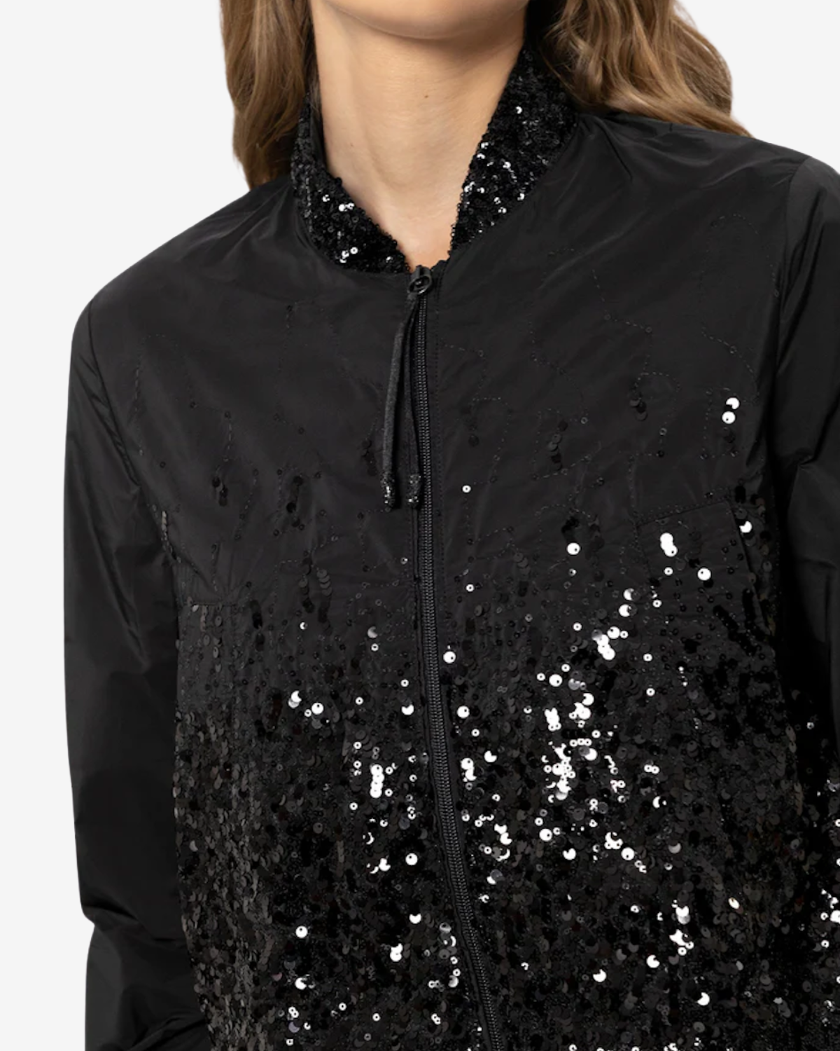 Blouse The sequins taffeta
