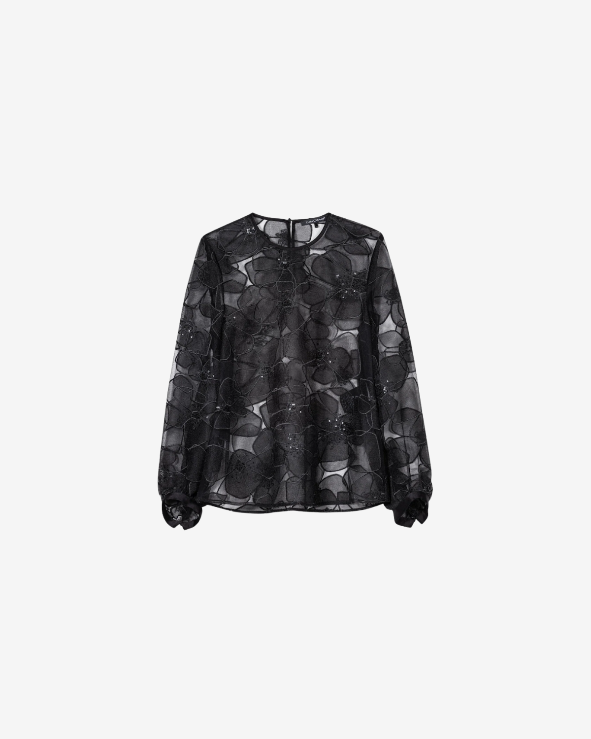 Blouse The lace tulle