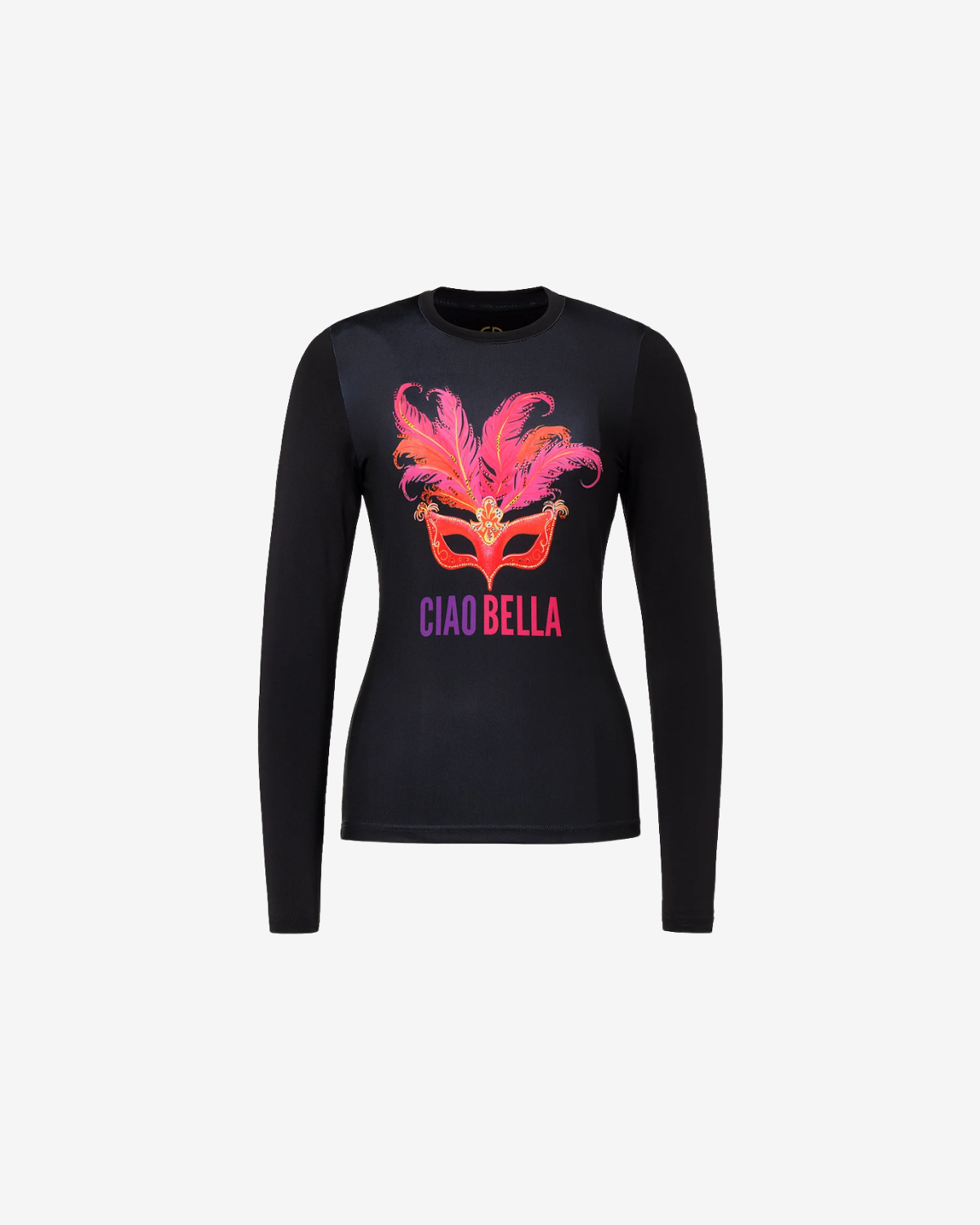 Scarlet long sleeve tee black