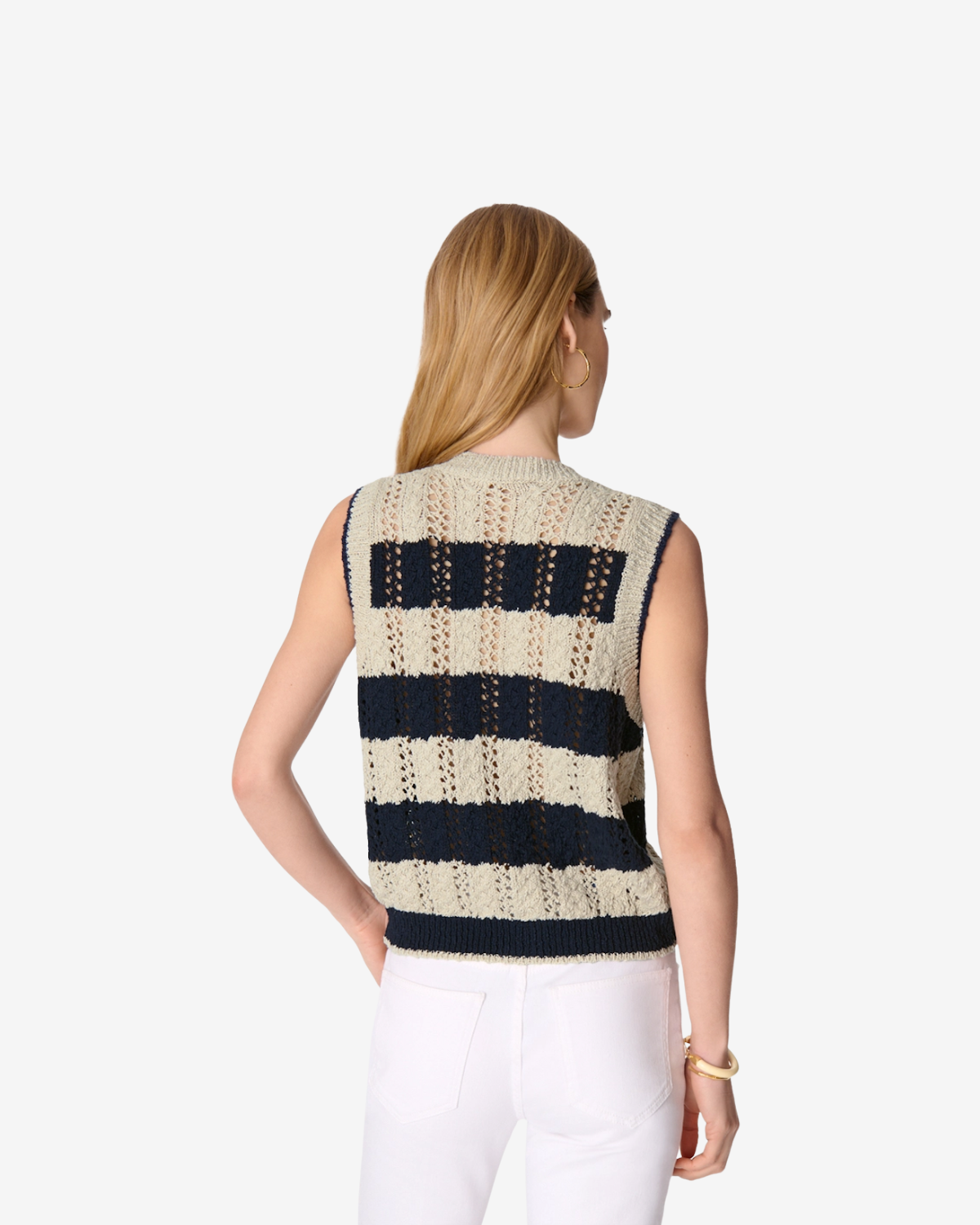 Elberta Ecru/ Marine
