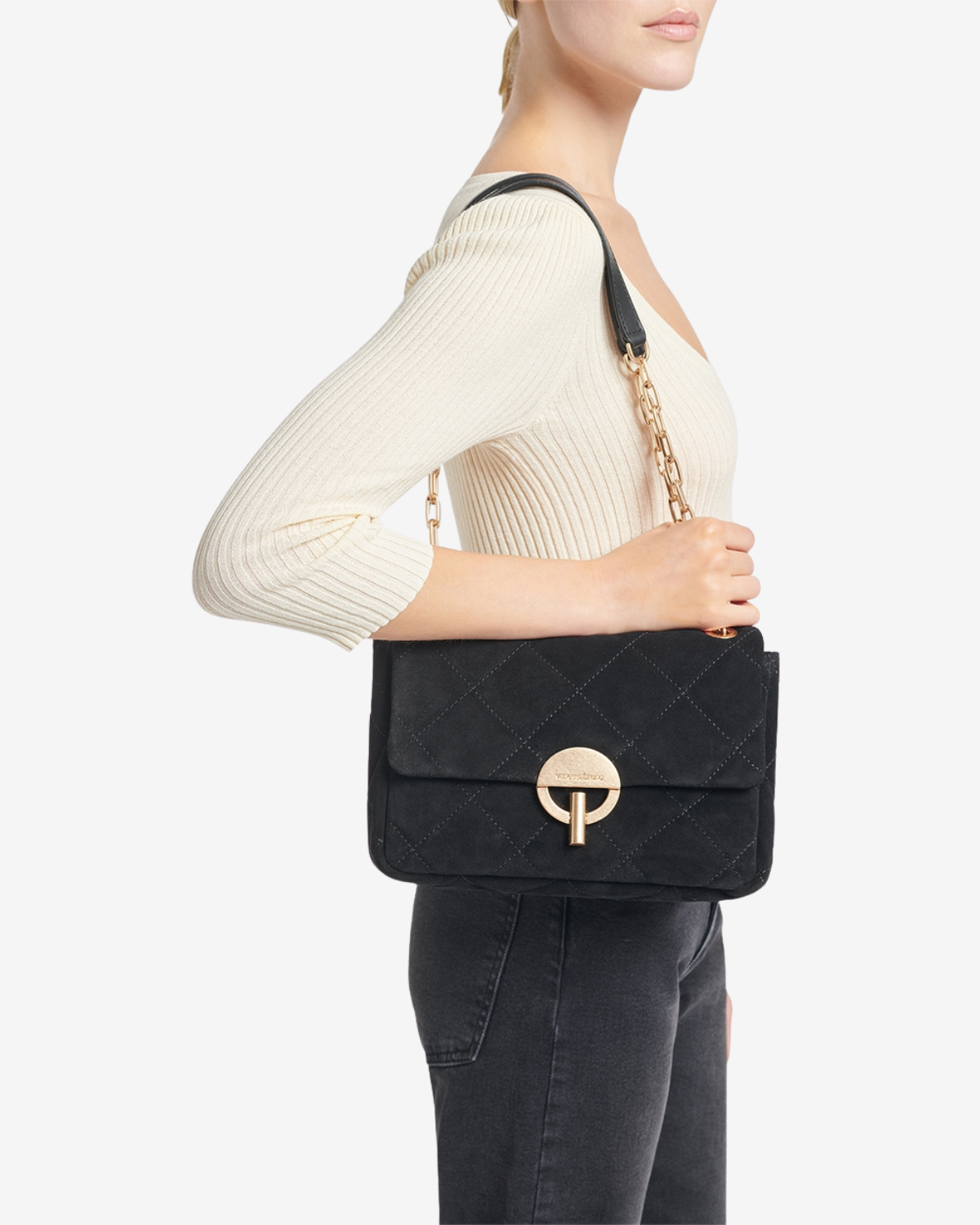 Moon MM handbag black