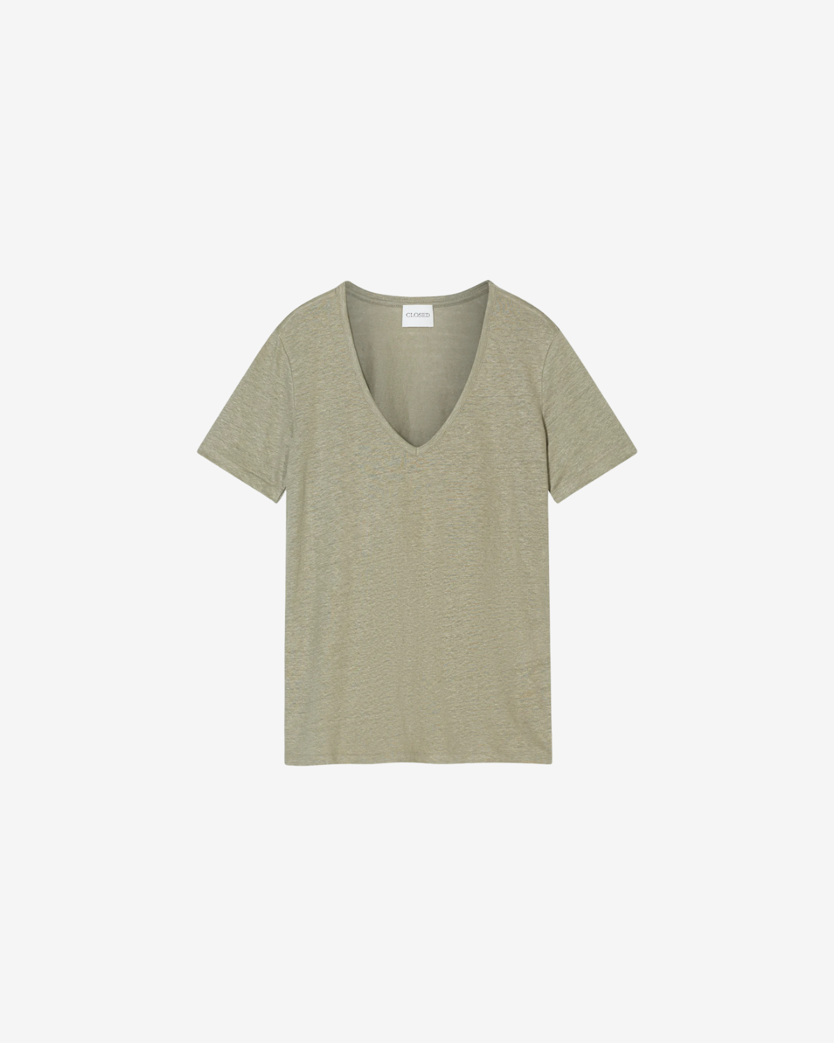 V-neck chino green