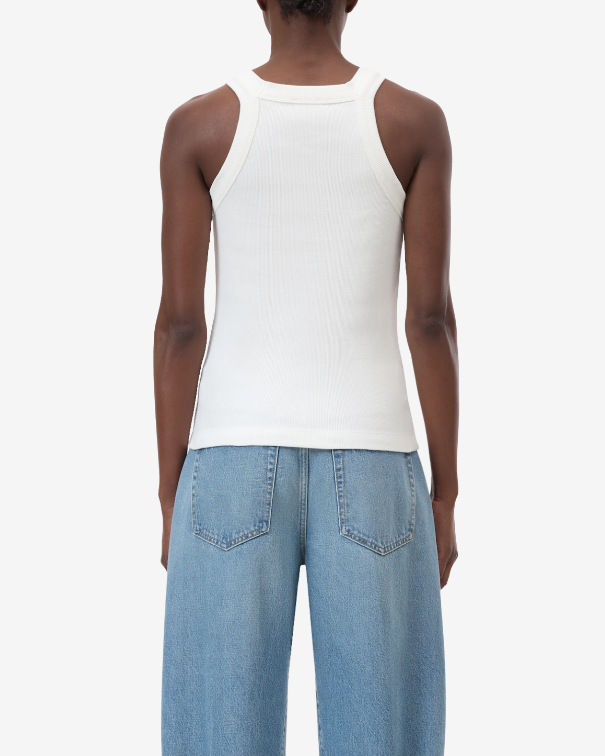 Racer top Ivory