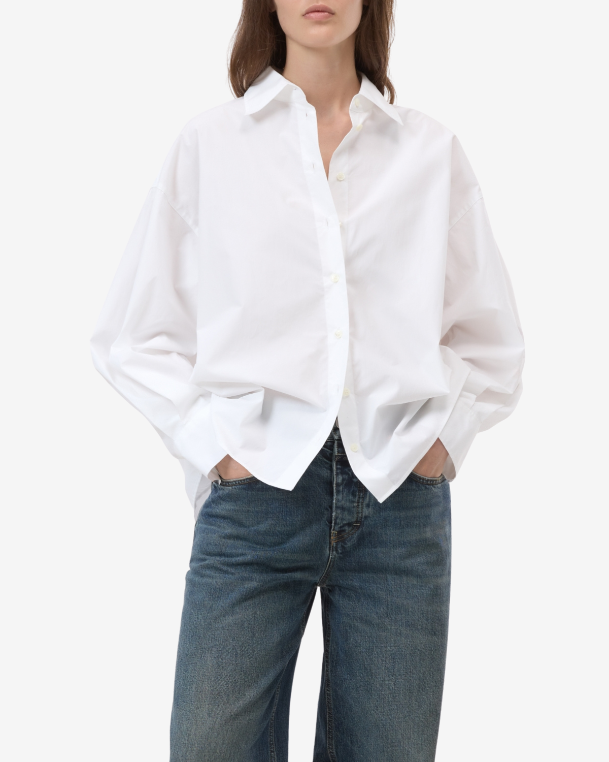 Cape shirt White